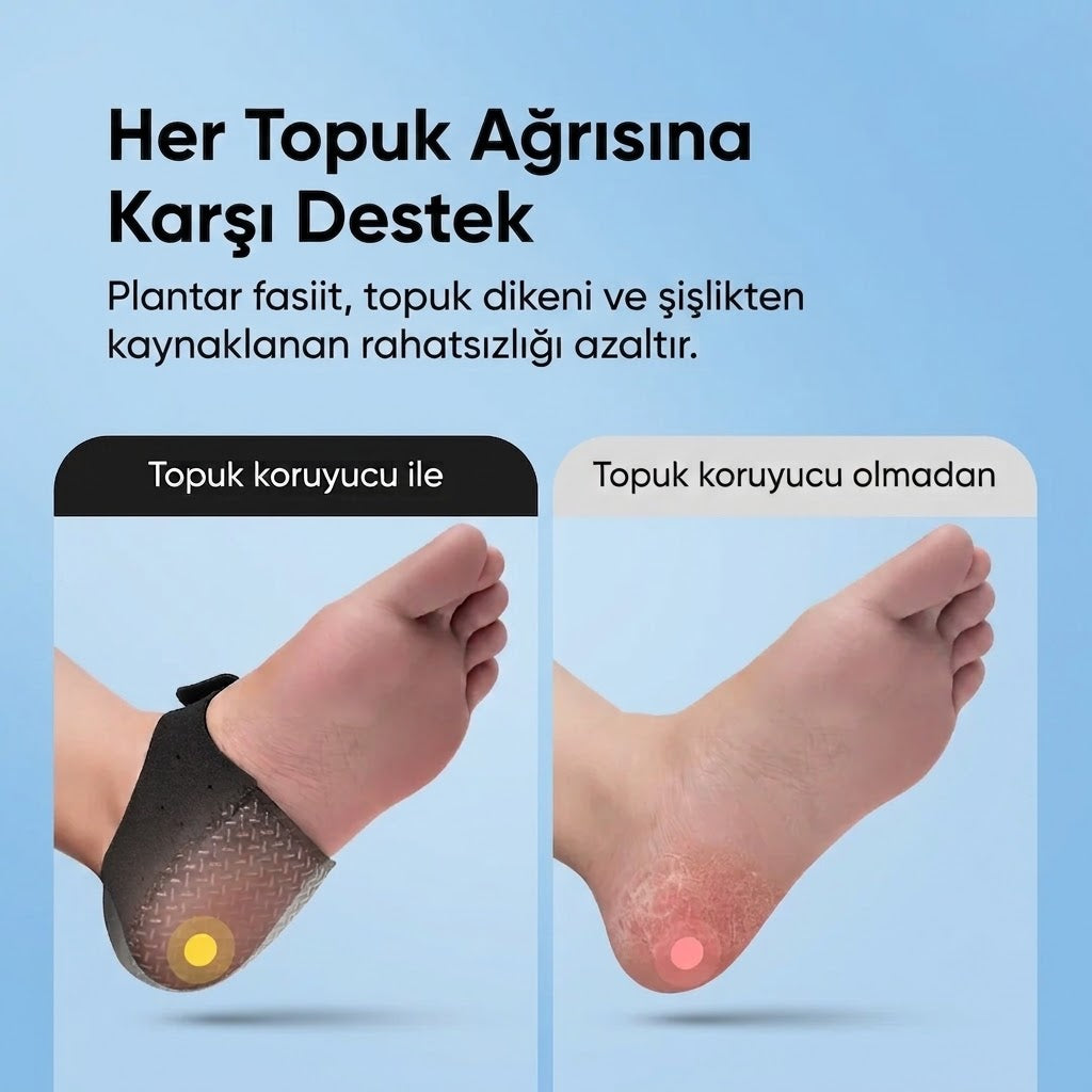 Topuk Dikeni ve Plantar Fasiit Ağrılarına Son!